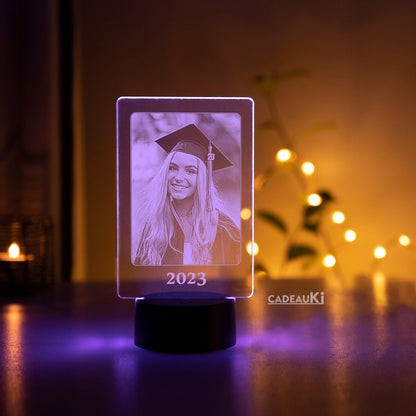 Abschlussgeschenk LED Lampe mit Foto