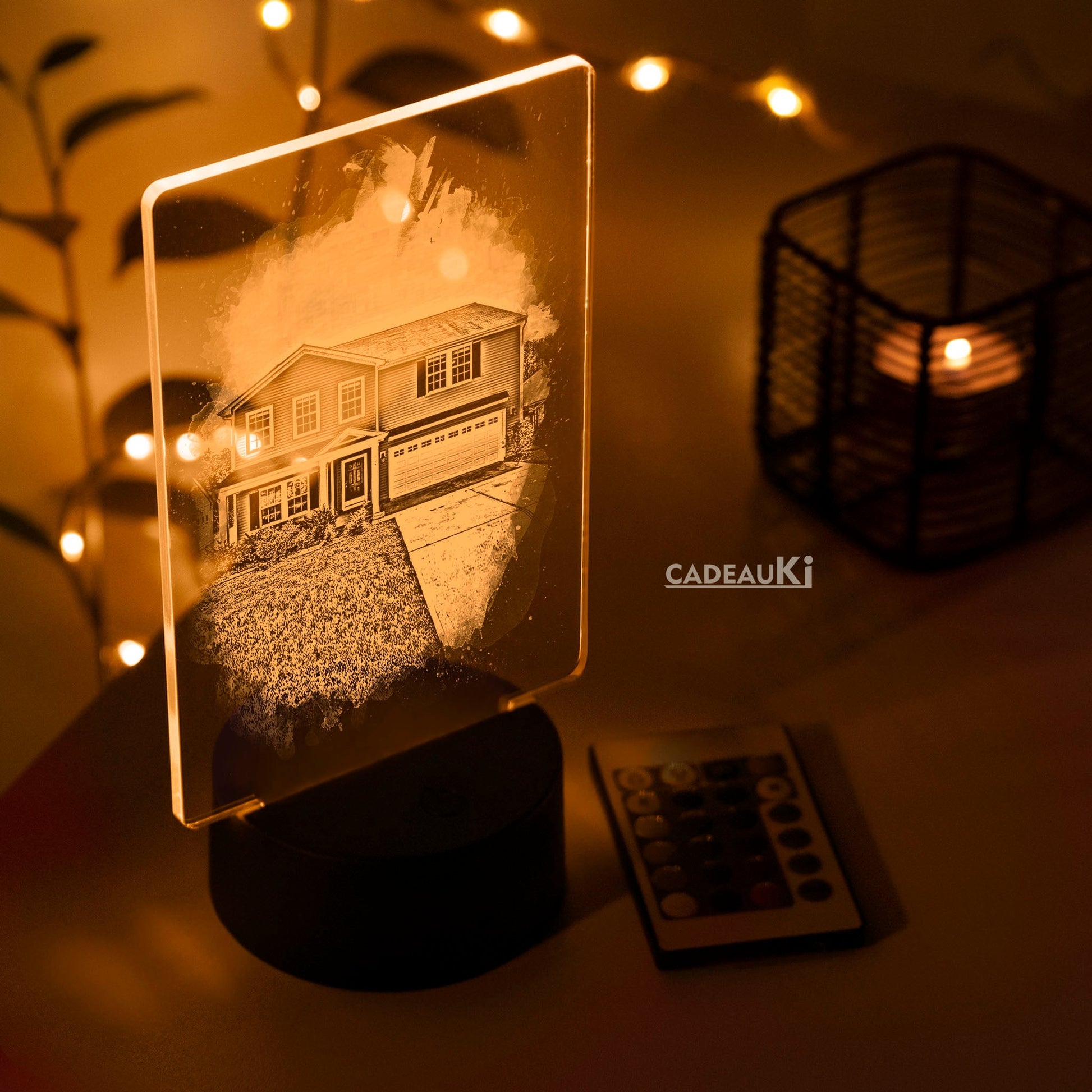3D Haus-Lampe als Housewarming-Geschenk