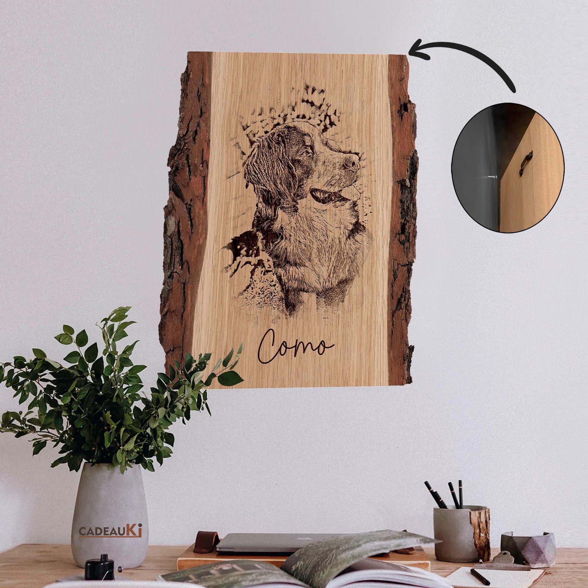 Eingebranntes Tierportrait – Geschenk für Tierliebhaber