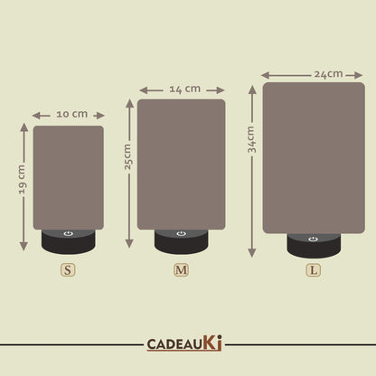Personalisierte 3D-Fotolampe mit Namen und Datum – Romantisches Geschenk